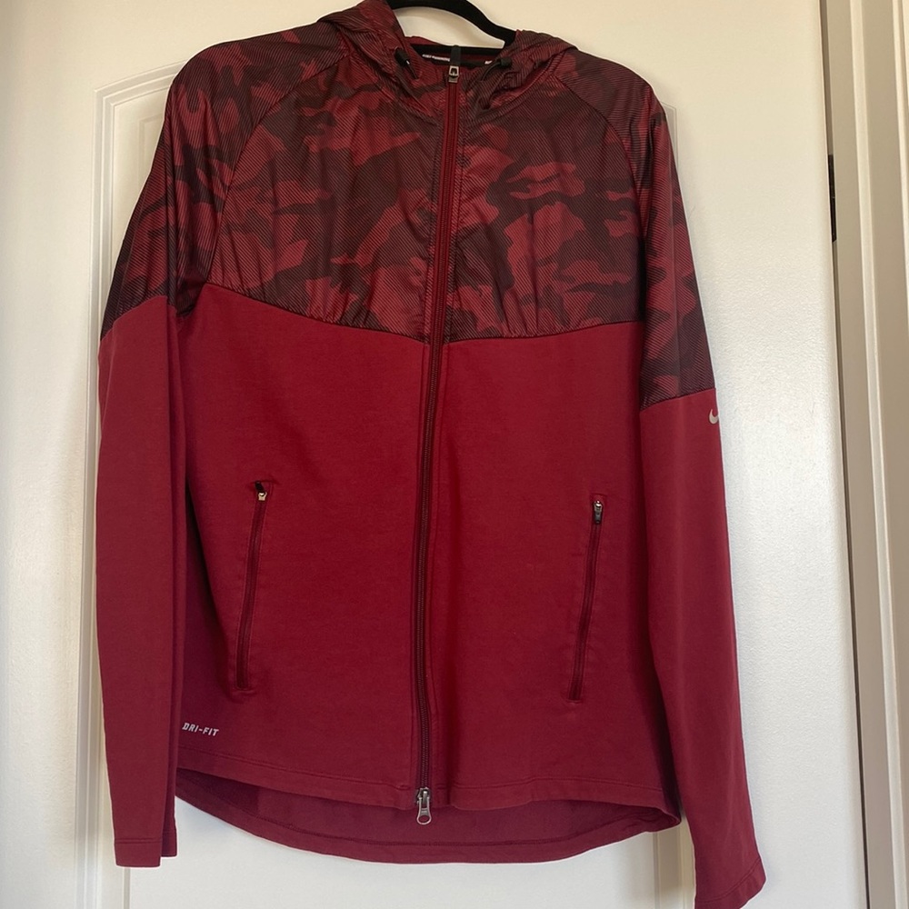 Mens Dri-Fit Nike Running Hoodie - LARGE
